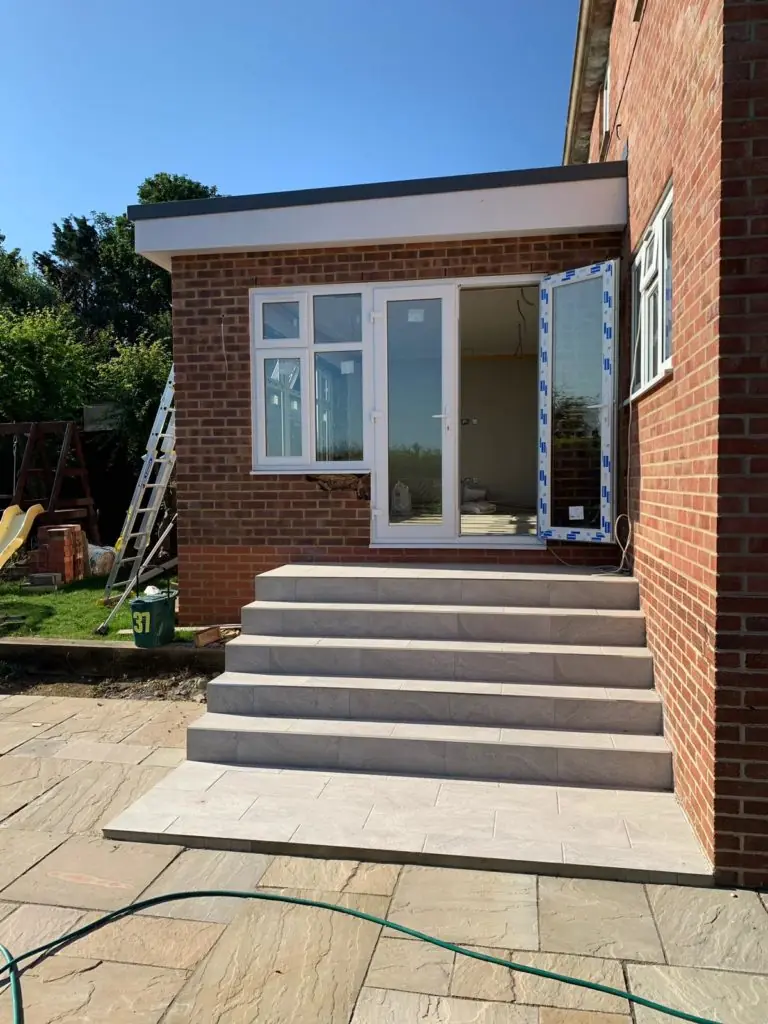 Single-storey rear extension in Oxford with bi-fold doors opening onto a patio